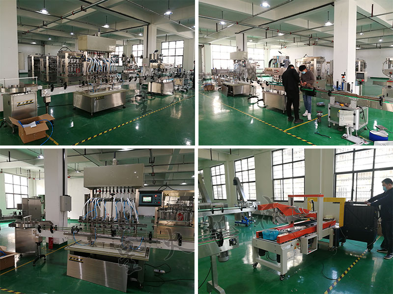 南京星火全自动消毒液灌装线设备厂房详情展示