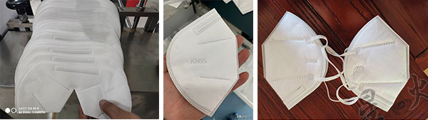 星火南京kn95口罩机设备生产样品