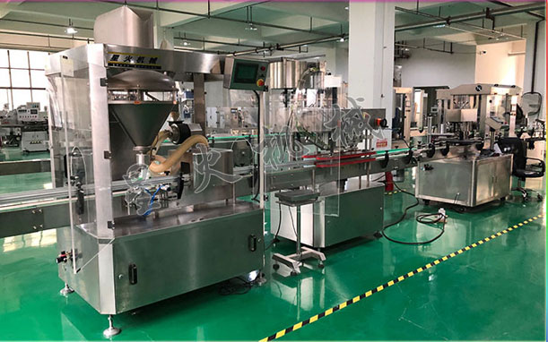 星火全自动粉末罐装机设备展示